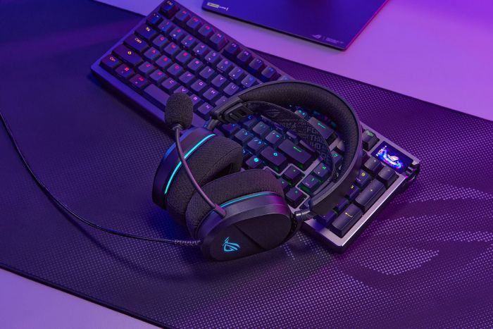 Гарнітура ігрова ASUS ROG Pelta Core USB-C, RGB, чорний