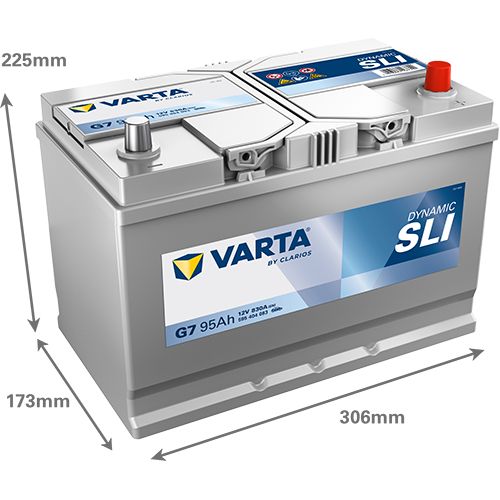 Акумулятор Varta Dynamic SLI 12В 95Аг 830А R+ (595404083)