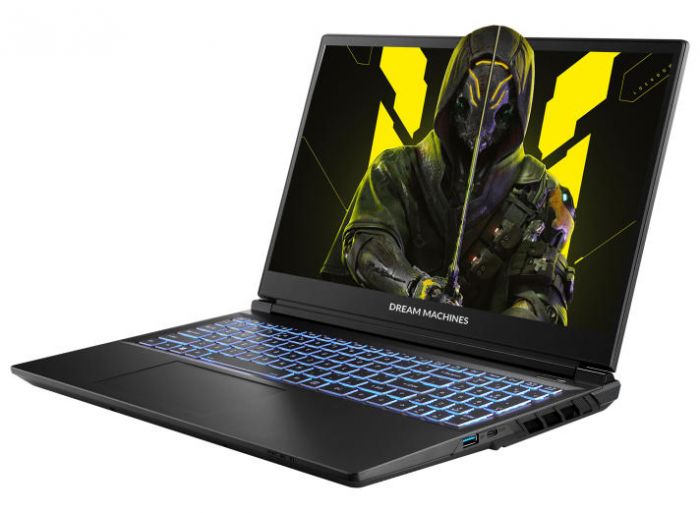 Ноутбук Dream Machines RG5070-15 15.6FHD IPS, Intel U9-275HX, 32GB, F2TB, NVD5070-8, DOS, чорний