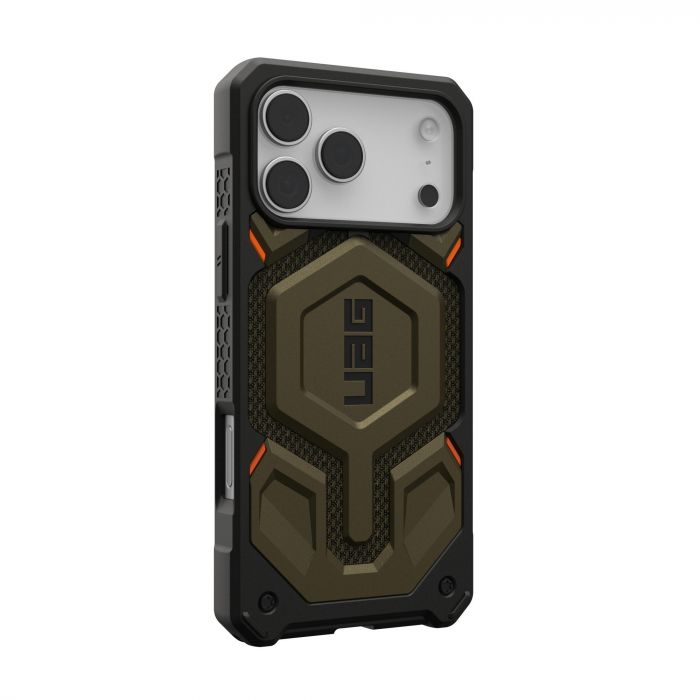 Чохол UAG для iPhone 17 Pro Max, Monarch Pro MagSafe, Kevlar Element Green