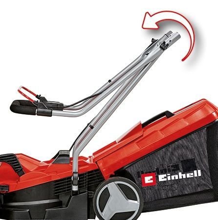 Газонокосарка акумуляторна Einhell безщіткова GE-CM 18/33 Li-  Solo 18В 33см 25-65мм 30л 10.1кг без АКБ і ЗП