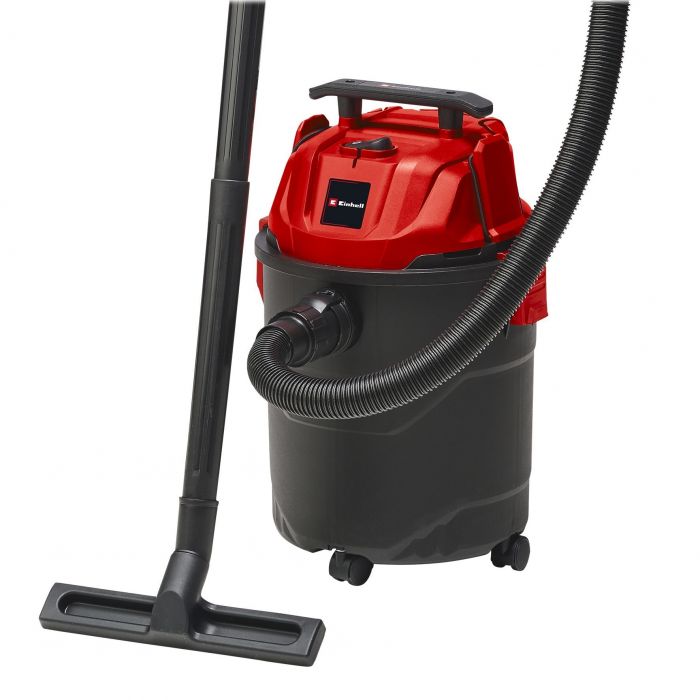 Пилосос професійний Einhell TC-VC 1820, 1250 Вт, пластик 20 л, 180 мбар, шланг 1.5 м, кабель 3 м, 3.6 кг