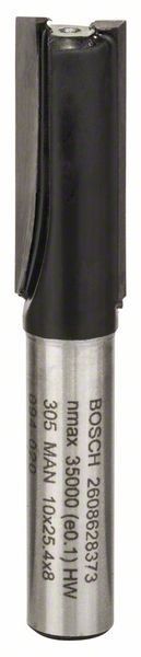 Фреза пазова Bosch Professional з двома лезами Std S8 D10 L25.4