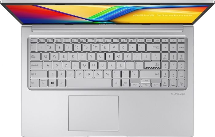 Ноутбук ASUS Vivobook 15 X1504VA-BQ2091 15.6" FHD IPS, Intel i5-1334U, 16GB, F512GB, UMA, noOS, Сріблястий