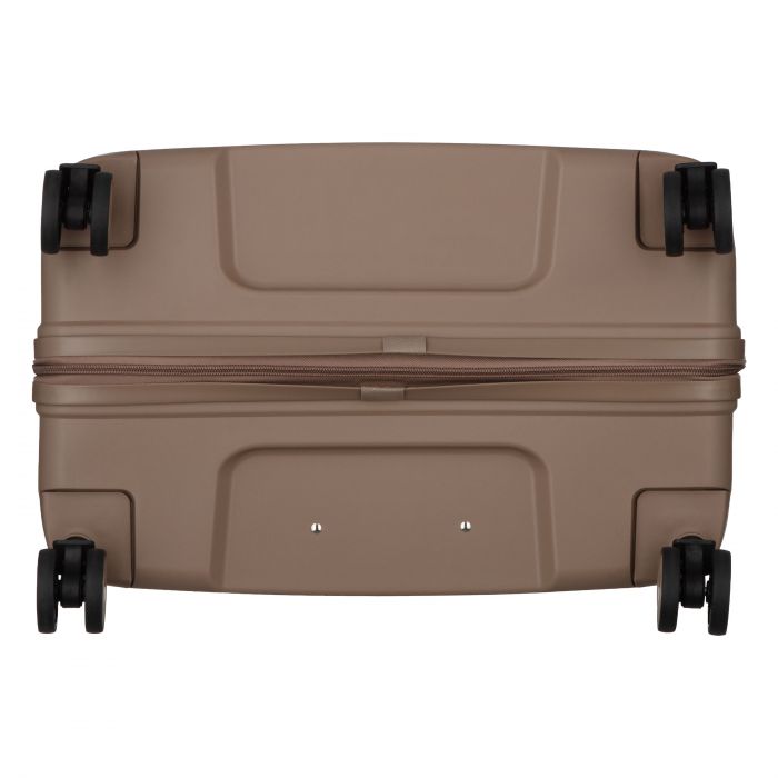 Набір валіз 2E, M7979, поліпропілен, (L+M+S), блискавка anti theft, 4 колеса, кодовий замок, хакі