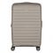 Валіза 2E, Aero, поліпропілен, середня, 63/78 л, TSA, 4 колеса, EXP, сіро-коричневий