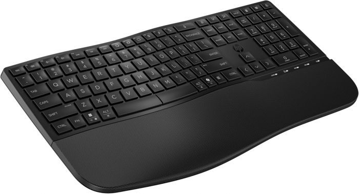 Клавіатура мембранна HP 680 Comfort Dual-Mode 111key, BT, EN/UK, чорний