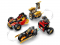 Конструктор LEGO Ninjago Комбіновані транспортні засоби Кая та Коула