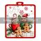 Прихватка ARDESTO Christmas Cookies 18х20см, 100% поліестер (верх), 100% бавовна (низ), cірий