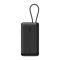Акумулятор портативний літій-іонний Power Bank Belkin 10000мА·год, 45Вт, з інтегрованим кабелем USB-C, чорний