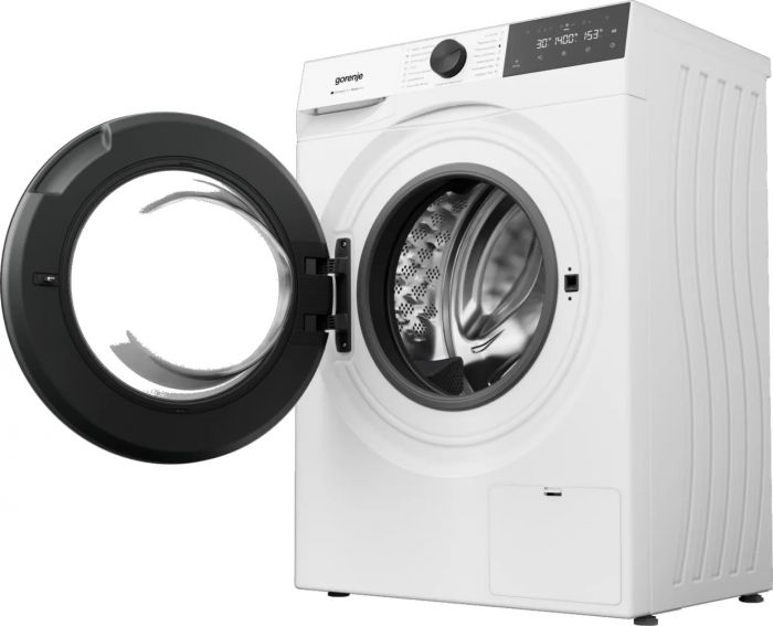 Пральна машина Gorenje фронтальна, 8кг, 1400, A++, 46см, дисплей, пара, Wi-Fi, білий