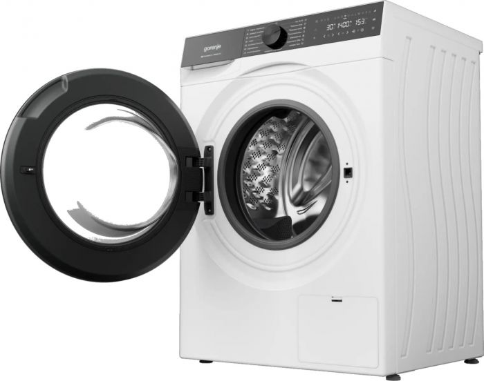 Пральна машина Gorenje фронтальна, 9кг, 1400, A+++, 54см, дисплей, інвертор, пара, Wi-Fi, білий