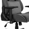 Крісло 2E GAMING BUSHIDO Lite, тканина, 2D-Armrests, сірий темний