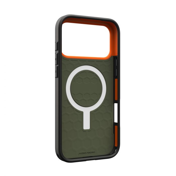 Чохол UAG для iPhone 17 Pro Max, Civilian MagSafe, Olive/Orange