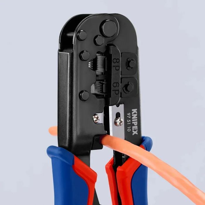 Кліщі обтискні KNIPEX Western, для обтиску наконечників 190мм 0.340кг