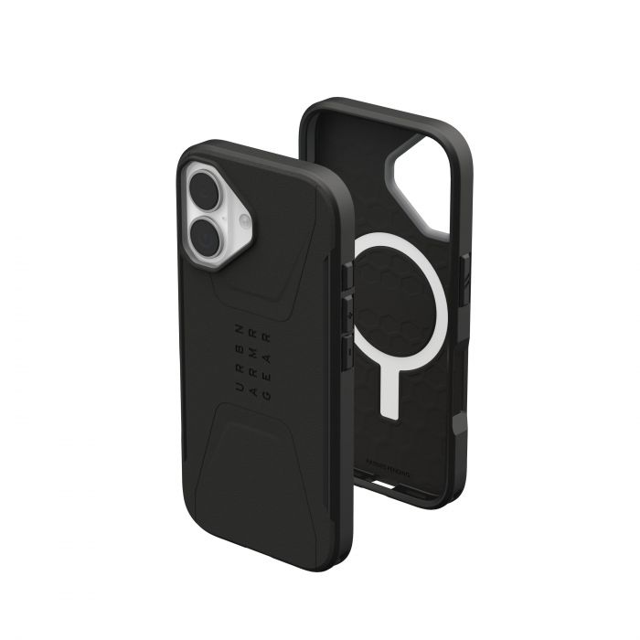 Чохол UAG для iPhone 17, Civilian MagSafe, Black