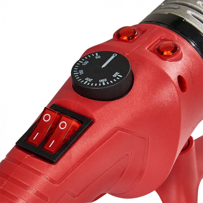 Паяльник для пластикових труб Vitals LP 6150CC dual 750/1500Вт 0-300°C насадки 20; 25; 32; 40; 50; 63мм кейс