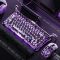 Клавіатура магнітна GravaStar Mercury V75 Pro 80keys, GravaStar x Gateron Jade Gaming, USB-A, 8k, RGB, Iron Purple
