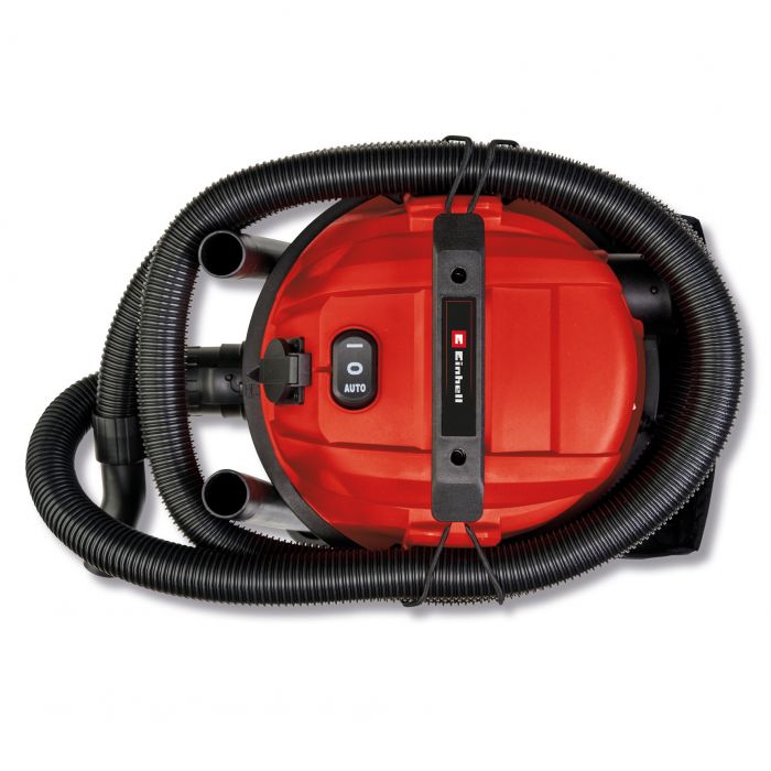 Пилосос професійний Einhell TC-VC 1825 А, 1250 Вт, пластик 25 л, 180 мбар, шланг 2.5 м, кабель 3 м, розетка 2.2 кВт, 4.2 кг