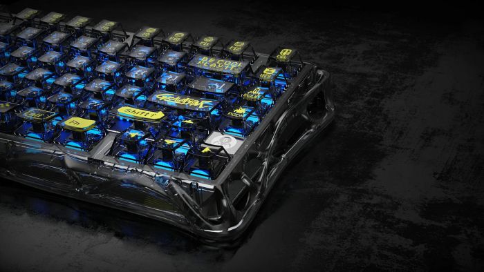 Клавіатура механічна GravaStar Mercury K1 Lite 80keys, GravaStar x BSUN Grey, EN/UKR, BT/WL/USB, чорний