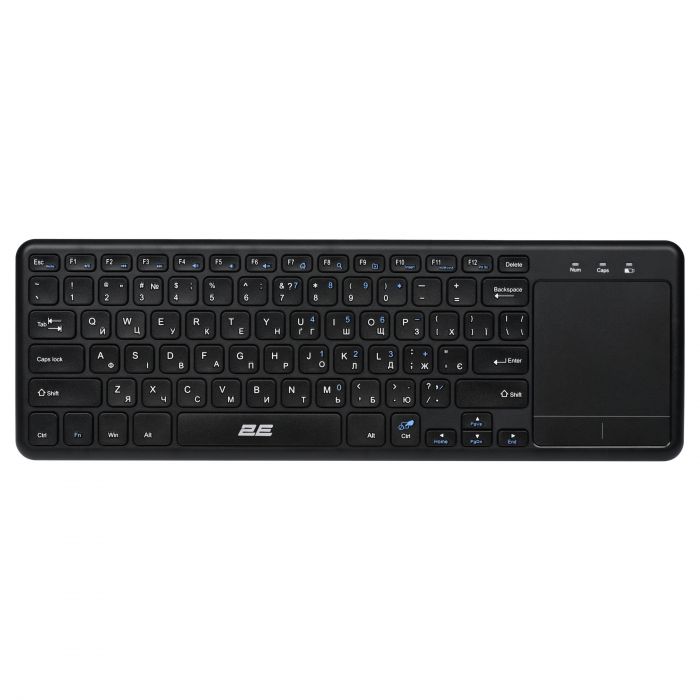 Клавіатура ножнична 2E KT100 78key, WL, EN/UK, чорний