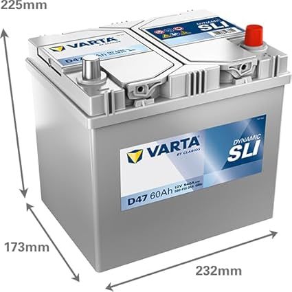 Акумулятор Varta Dynamic SLI 12В 60Аг 540А R+ (560410054)