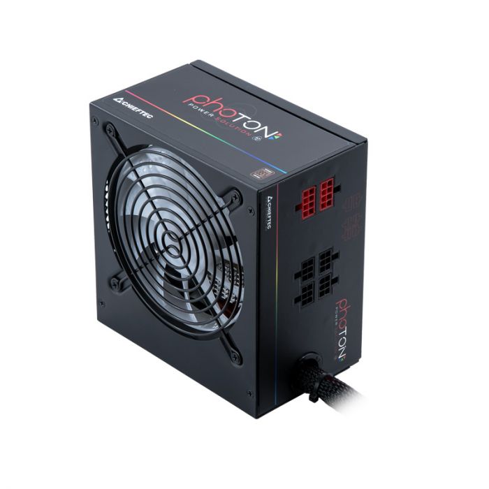 Блок живлення CHIEFTEC Photon  (750W), >85%, 120мм, 1xMB 24pin(20+4), 1xCPU 8pin(4+4), 4xMolex, 6xSATA, 4xPCIe 8pin(6+2), Modular
