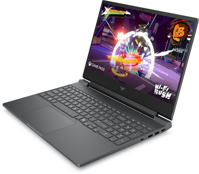 Ноутбук HP Victus 15-fa2032ua 15.6" FHD IPS AG, Intel i7-13620H, 16GB, F1024GB, NVD5060-8, DOS, сірий