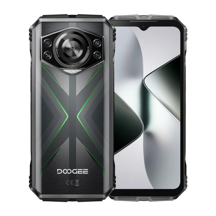 Смартфон Doogee S118 6.58" 12/512ГБ, 2SIM, 10800мА•год, чорно-зелений