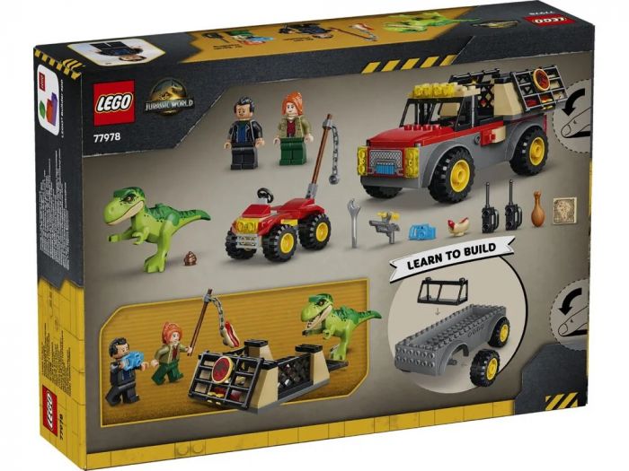 Конструктор LEGO Jurassic World Вантажівка для перевезення молодого тиранозавра