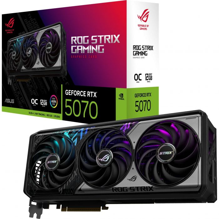 Відеокарта ASUS GeForce RTX 5070 12GB GDDR7 OC ROG-STRIX-RTX5070-O12G-GAMING