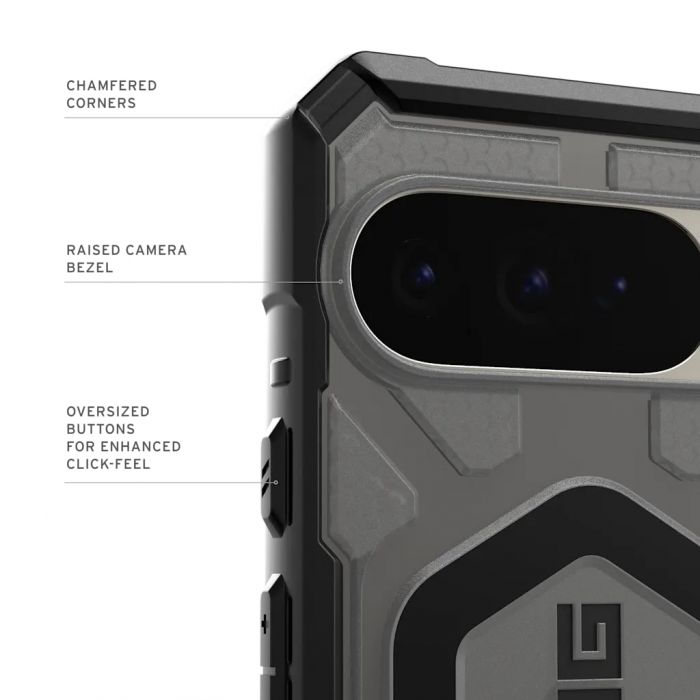 Чохол UAG для Google Pixel 10 Pro XL, Pathfinder Clear MagSafe, Ash