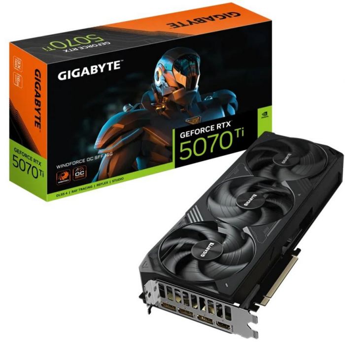 Відеокарта GIGABYTE GeForce RTX 5070 Ti 16GB GDDR7 WINDFORCE OC