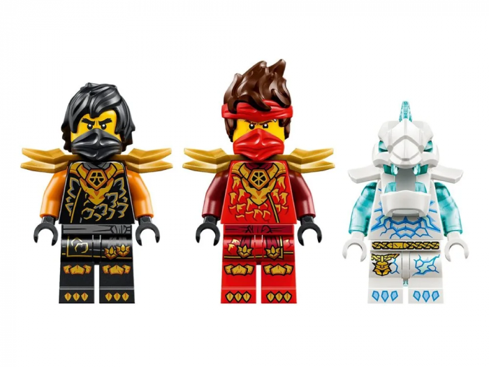 Конструктор LEGO Ninjago Комбіновані транспортні засоби Кая та Коула