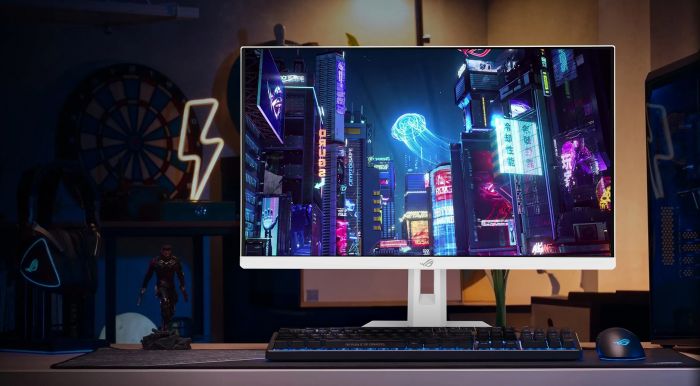 Монітор Asus 27" ROG Strix XG27ACSR-W HDMI, DP, USB-C, Audio, IPS, 2560x1440, 220Hz, 0.3ms, sRGB 133%, G-SYNC, FreeSync, Pivot, HDR400, білий