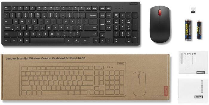 Комплект клавіатура та миша Lenovo Essential Wireless Keyboard and Mouse Combo Gen2 Ukraine