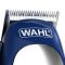 Машинка для стрижки Wahl Color Pro Lithium, мережа+акум., вібраційний мотор, насадок-10, кейс, масло та ножиці у компл., сталь, біло-синій