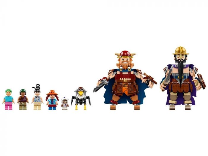 Конструктор LEGO ONE PIECE Доррі проти Броґі: гіганти «Малого Саду»