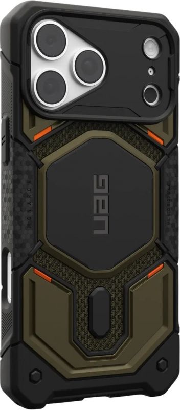 Чохол UAG для iPhone 18 Pro Max, Monarch Pro Magsafe, Kevlar Element Green