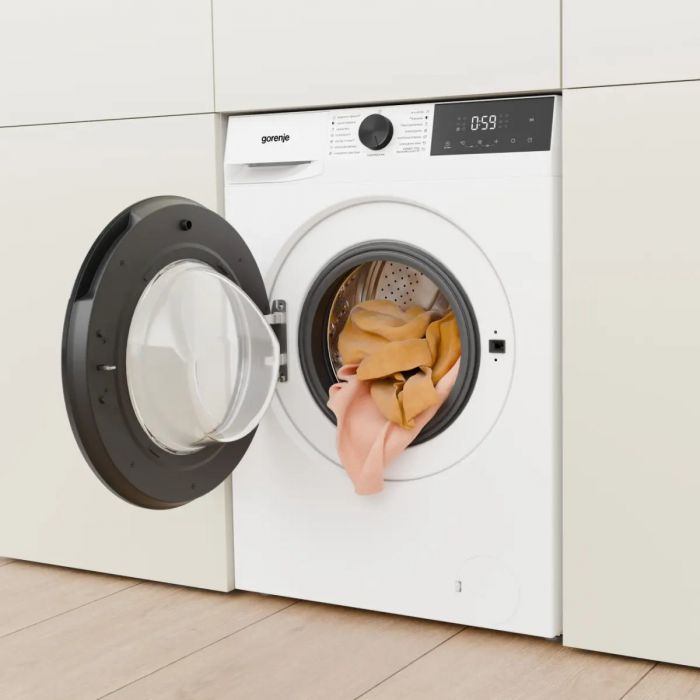 Прально-сушильна машина Gorenje фронтальна, 8(5)кг, 1400, A+, 51см, дисплей, пара, інвертор, білий