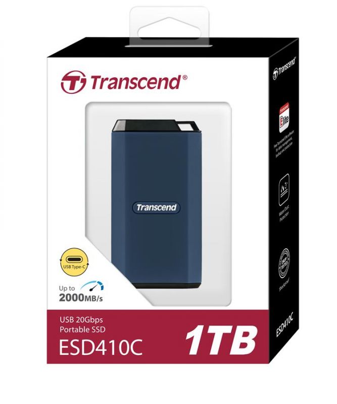 Портативний SSD Transcend 1TB USB 3.2 Gen 2x2 Type-C ESD410C