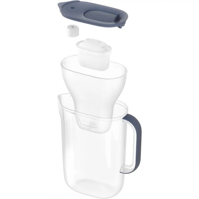 Фільтр-глечик Brita Style Essential MXPro 2.4л (1.4л очищеної води) з картриджем сіро-блакитний