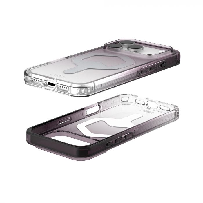 Чохол UAG для iPhone 17 Pro, Plyo MagSafe, Black/Clear Ombre