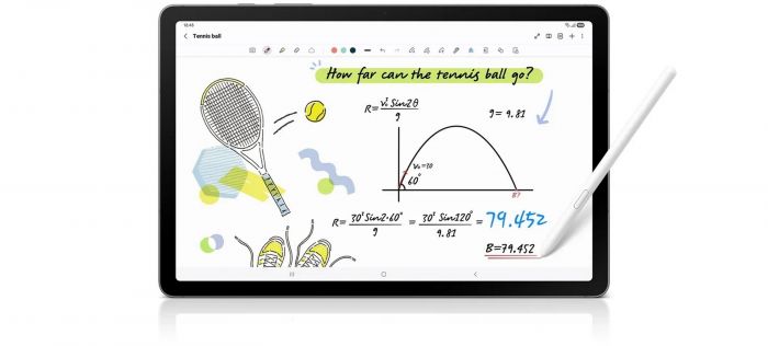 Планшет Samsung Galaxy Tab S10 Lite (X406) 10.9" 8ГБ, 256ГБ, 5G, 8000мА•год, Android, сірий