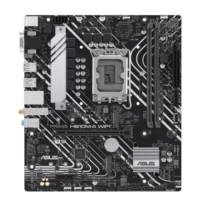 Материнcька плата ASUS PRIME H610M-A WIFI s1700 H610 2xDDR5 M.2 HDMI D-Sub DP Wi-Fi BT mATX