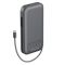 Акумулятор портативний літій-іонний Power Bank Belkin 27000мА·год, 240Вт, з інтегрованим кабелем USB-C, сірий