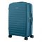 Валіза 2E, Aero, поліпропілен, середня, 63/78 л, TSA, 4 колеса, EXP, синій