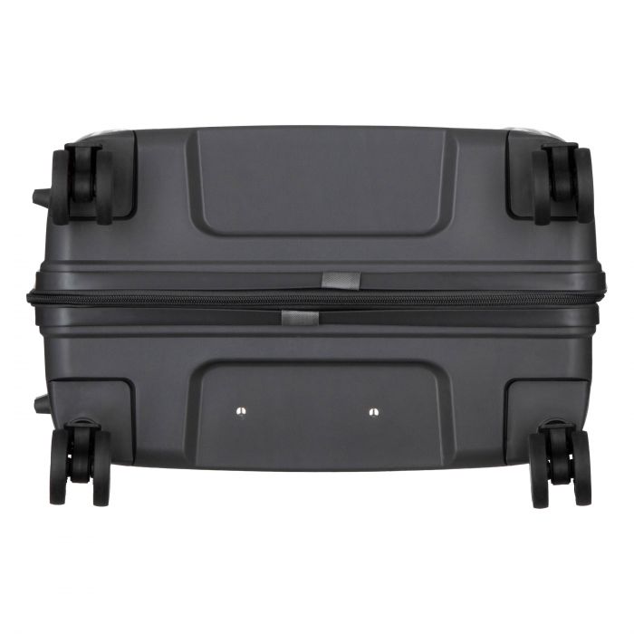 Набір валіз 2E, M7979, поліпропілен, (L+M+S), блискавка anti theft, 4 колеса, кодовий замок, темно-сірий