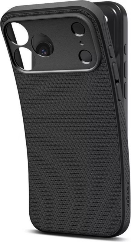 Чохол Spigen для iPhone 17 Pro Max, Liquid Air, Matte Black
