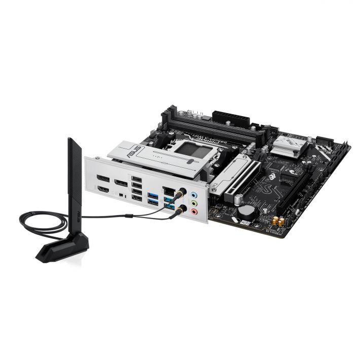 Материнcька плата ASUS PRIME B850M-A WIFI sAM5 B850 4xDDR5 M.2 HDMI DP WiFi BT mATX